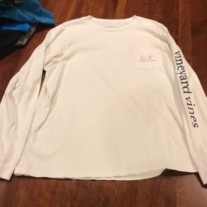 Vineyard Vines White Long Sleeve Shirt
